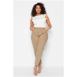 Норковые джинсы Mom Fit с завышенной талией TBBSS23AR00008