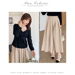 Блузка + юбка для девушек Plus Size