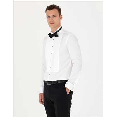 Рубашка для смокинга с белым Slim Fit