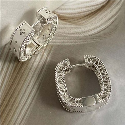Серьги с замком кольцо арт. 13 3939 (id 277795)