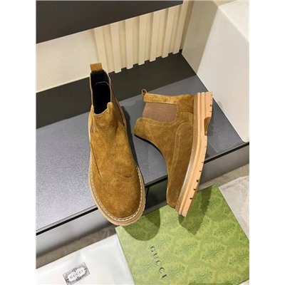 Мужские ботинки челси Gucc*i 💛  Реплика 1:1