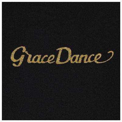 Лосины для гимнастики и танцев Grace Dance, р. 40, цвет чёрный