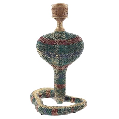 Подсвечник "Змея", L12,5 W13,5 H24 см, 2в.