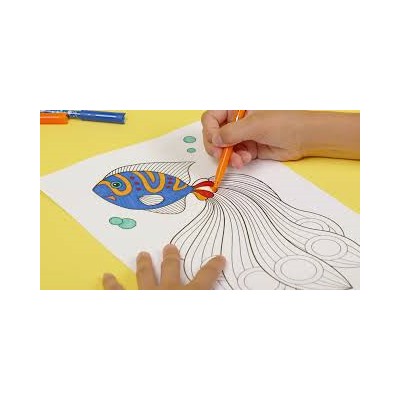Фломастеры MAPED COLOR'PEPS "Ocean", 48 цветов, смываемые, вентилируемый колпачок, 845727