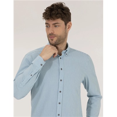 Aqua Slim Fit рубашка с длинным рукавом