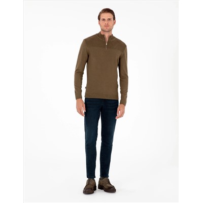 Темный хаки Slim Fit Fit