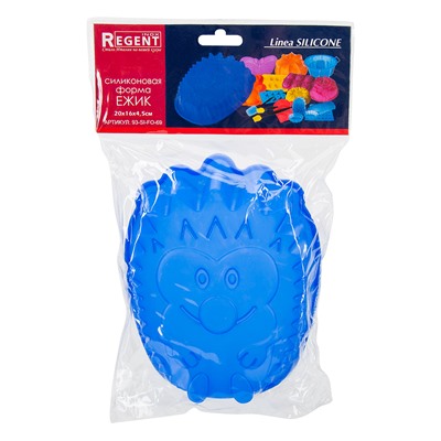 93-SI-FO-69 Ф-ма д/выпечки "Ёжик" Silicone 20х16х4,5 см
