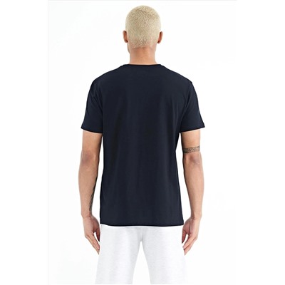 Мужская футболка Stew Navy Blue с круглым вырезом — 88229 A11ER-88229
