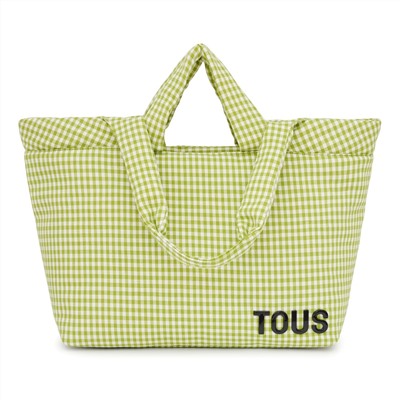Bolso capazo Carol Vichy - algodón - verde