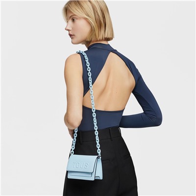 Mini bandolera La Rue New - azul claro