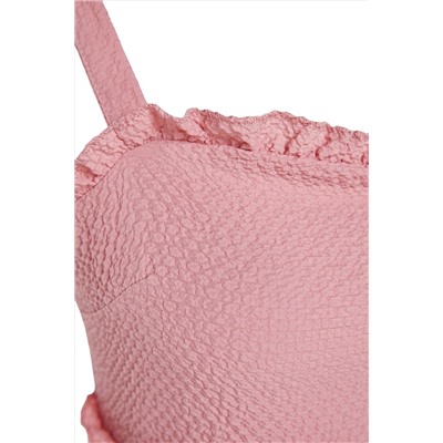 Мини-платье с рюшами Dusty Rose TWOSS23EL00914