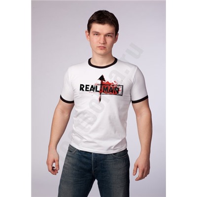 Футболка мужская "Real man"