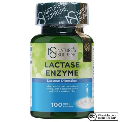 Nature's Supreme фермент лактазы 100 капсул