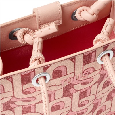 Bolso mini Tous Manifesto - coral