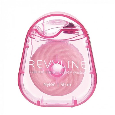 Зубная нить Revyline вощеная Bubble Gum, 50 м