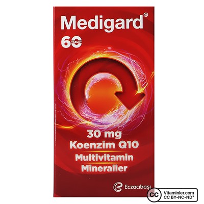 Eczacıbaşı Medigard Витаминно-минеральный комплекс CoQ10 60 таблеток