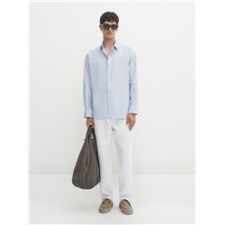 Camisa oxford algodón soft wash regular fit