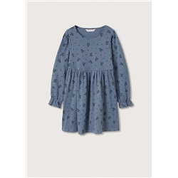 Vestido estampado floral -  Niña | MANGO OUTLET España