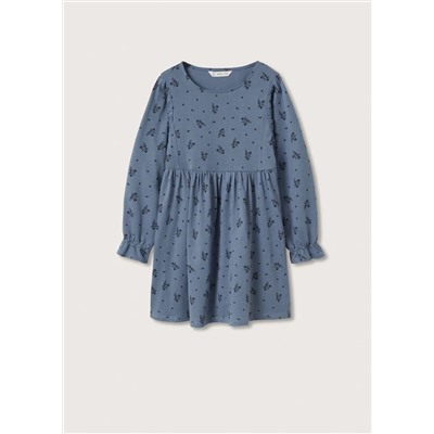 Vestido estampado floral -  Niña | MANGO OUTLET España