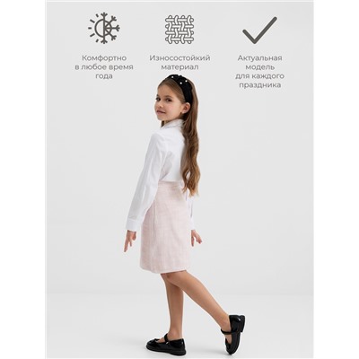 Юбка для девочки, MINAKU :Party Dress, цвет розовый, рост 128 см