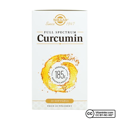 Solgar Full Spectrum Curcumin 185x 30 Softgel