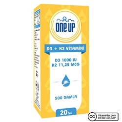One Up Витамин D3 + K2 20 мл Капли