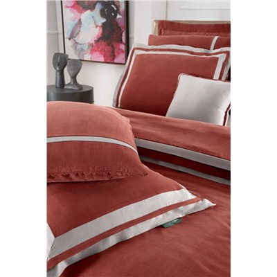 Постельное белье Sarev ELITE GROUP евро N318 KIMERA CUPRO Vegan Silk v5/TABA
