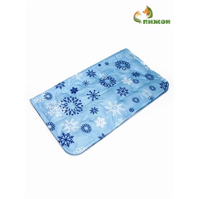 Коврик охлаждающий (гель), 65 х 50 см, снежинка
