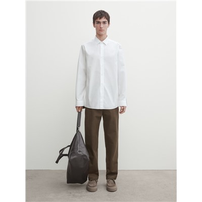 Camisa popelín regular fit
