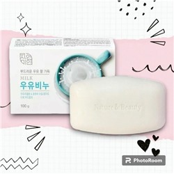Смягчающее туалетное мыло с молоком и маслом жожоба "Pure Milk Soap"  100 гр