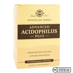 Solgar Advanced Acidophilus Plus 60 капсул