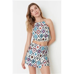 Multi -Color District Brothing Blous