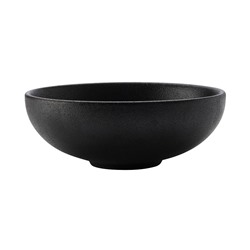 Салатник, 15,5х5 см, 500 мл, фарфор P, черный, матовый, Caviar Black, 56535