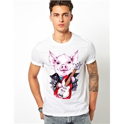 Футболка "Rocker pig"