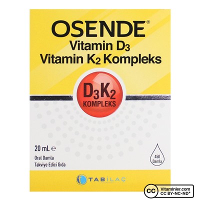 Комплекс Osende D3 + K2 20 мл капли