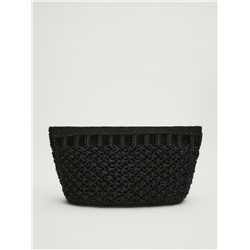 Bolso trenzado piel napa