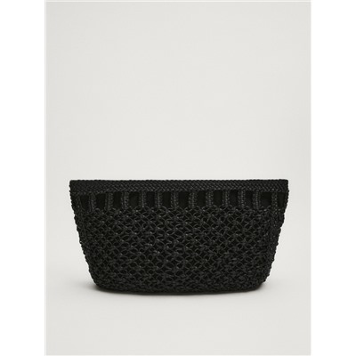 Bolso trenzado piel napa
