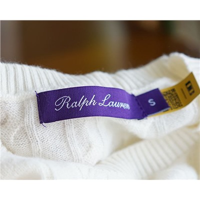 Шерстяной однобортный вязаный кардиган RALPH LAURE*N ОРИГИНАЛ!