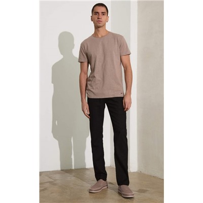 Брюки лен F211-0854 black