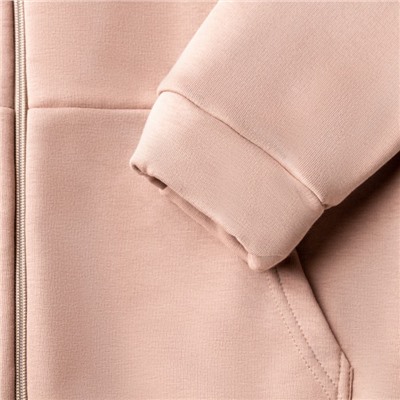 Костюм женский (толстовка, брюки) MINAKU: Casual collection цвет бежевый, размер 46