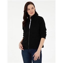 Black Comfort Fit Polar Cardigan