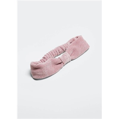 Diadema lazo terciopelo -  Niña | MANGO OUTLET España