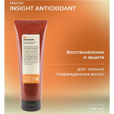 Маска антиоксидант для перегруженных волос / ANTIOXIDANT 250 мл