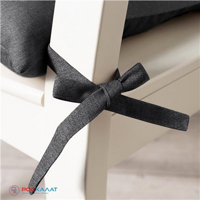 Подушка для стула Home&Style серая ПДС-01(12)