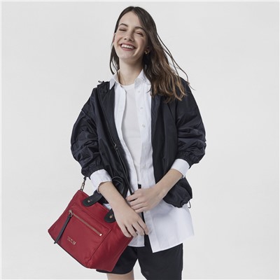 Bolso capazo Shelby - rojo