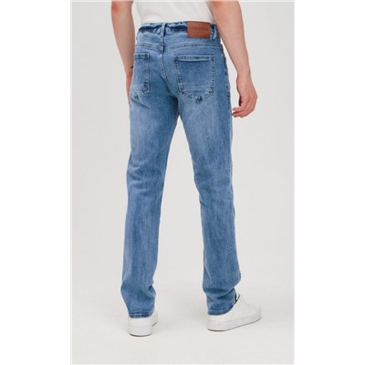 Джинсы мужские прямые F211-0184R голубые
