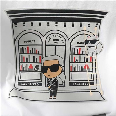 Хлопковая футболка KARL LAGERFEL*D ОРИГИНАЛ!