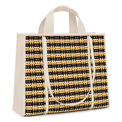 Bolso shopper Tous Amaya Braided - beige