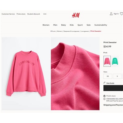 H&*M ♥️ оригинал ✔️ махровые свитшоты в сочных летних расцветках. Бирки частично срезаны. Цена на оф сайте 👕 35 💵 ( старт продаж  15.04 в 5:00