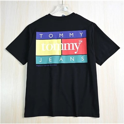 Повседневная хлопковая футболка Tommy Hilfige*r  ОРИГИНАЛ!